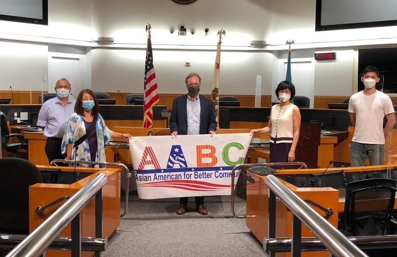 09/19/2020 AABC donated 4,000 masks to Santa Clara County. Supervisor Dave Cortese accepted donation